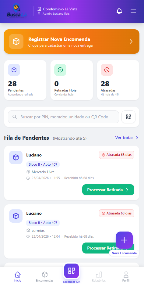 Busca Lá App Preview